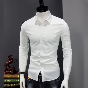 Multi Stiliaus vyriški Reguliariai Fit Long Rankovėmis Marškinėliai JAV XS-XL