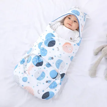Naujagimio Wrap Antklodės Animacinių filmų Kūdikio miegmaišiai Paketas Naujagimių Miego Maišas Storio Kokono Kūdikiui 0-6 Mėnesiai