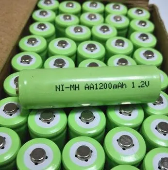 Nemokamas pristatymas 4pcs/daug 1.2 v 1200mah AA ni-mh įkraunamos baterijos aa nimh baterijos