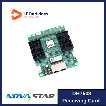 Novastar DH7508 gauti Kortelės Spalvotas LED Ekranas, 3D Gigabit Ethernet 256×256@60Hz 8 HUB75E Renatl Fiksuota Ekrano DH418