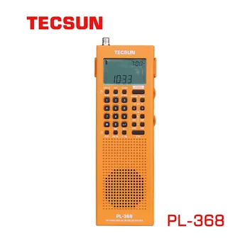 Originalus TECSUN PL-368 Nešiojamų DSP E FM-Stereo, MW, SW SSB Pasaulio Juostos, Stereo Radijas PL368 Pilna Juosta 64-108MHZ