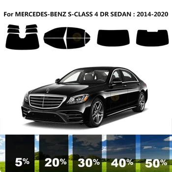 Pjaustytuose nanoceramics automobilių UV Lango Atspalvis, Rinkinys, Automobilių Langų Plėvelės MERCEDES-BENZ S-KLASĖS W222/V222 4 DR SEDANAS 2014-2020 m.