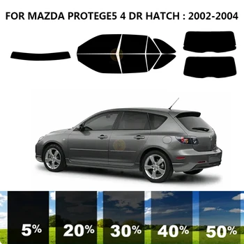 Pjaustytuose nanoceramics automobilių UV Lango Atspalvis, Rinkinys, Automobilių Langų Plėvelės MAZDA PROTEGE5 4 DR LIUKAS 2002-2004 m.