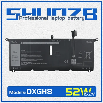 SHUOZB DXGH8 Nešiojamas Baterija Dell Inspiron 7390 2-in-1 7490 Dell XPS 13 9380 9370 7390 Serijos G8VCF 0H754V P82G 7.6 V 52WH