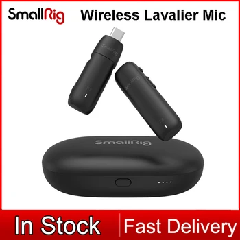 SmallRig Banga W1-C Belaidės Lavalier Microphone Nešiojamų Garso Ir Vaizdo Įrašymo Mini Mic Mobilaus Telefono, Kompiuterio 3495