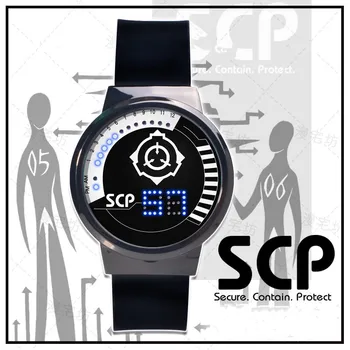 Specialių Atskyrimo Procedūras, Atsitiktinis Žiūrėti SCP Foundation Ekranas LED Backlight Laikrodžiai Vyrams