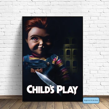 Vaikų žaidimas (2019 M.) Filmo Plakatas Viršelio Nuotrauka Drobė Spausdinti Sienos Menas Namų Dekoro (Neįrėminti)